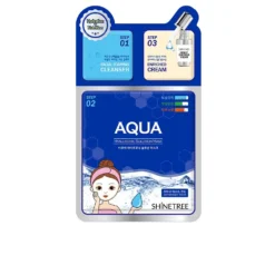 Aqua Hyaluronic Solution Mask 3 Steps Shinetree 28Ml